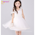 Últimas crianças vestem saia branca elegante vestido de fada saia criança vestido de anjo branco